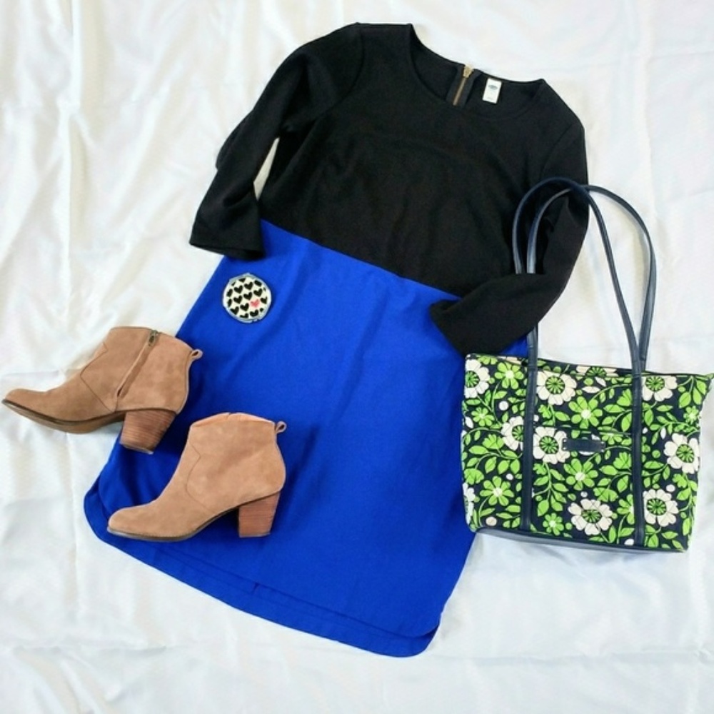 NWOT Old Navy Color Block Shift Dress